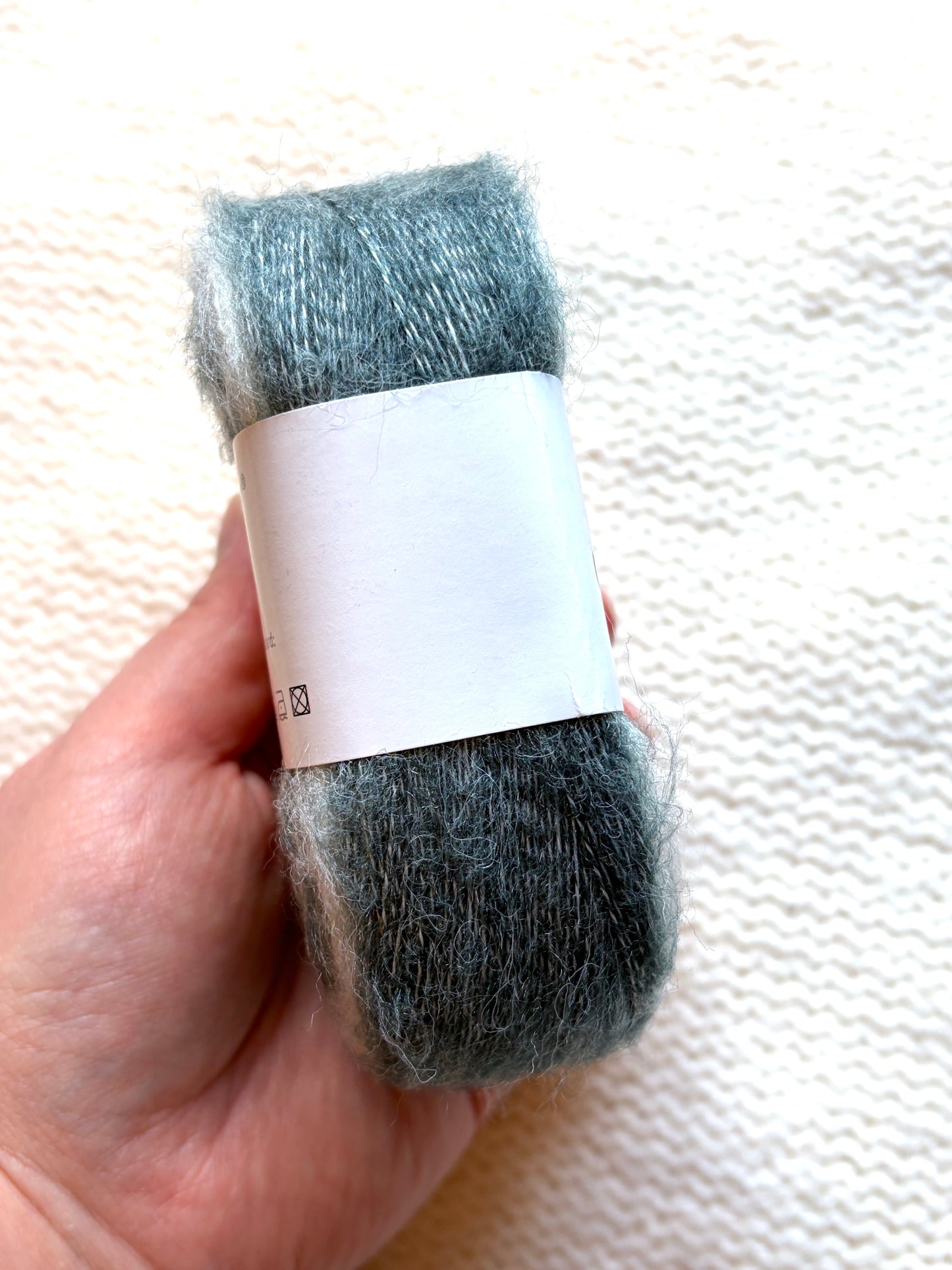 3 cakes x 50g Gradient Mohair Silk Yarn : Mohair + Silk+ Polyester : 09 Grey