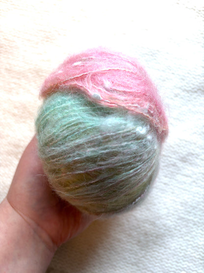 3 balls x 50g Mohair yarn : Gradient  Multicolour : 14