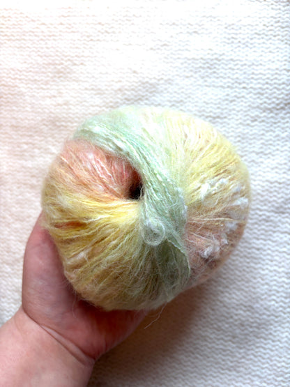 3 balls x 50g Mohair yarn : Gradient  Multicolour : 14
