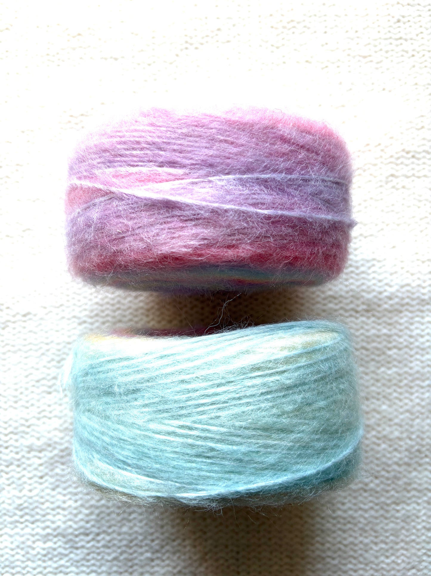 1 cake x 100g Ombre Mohair Blend Yarn : 01 Pastel