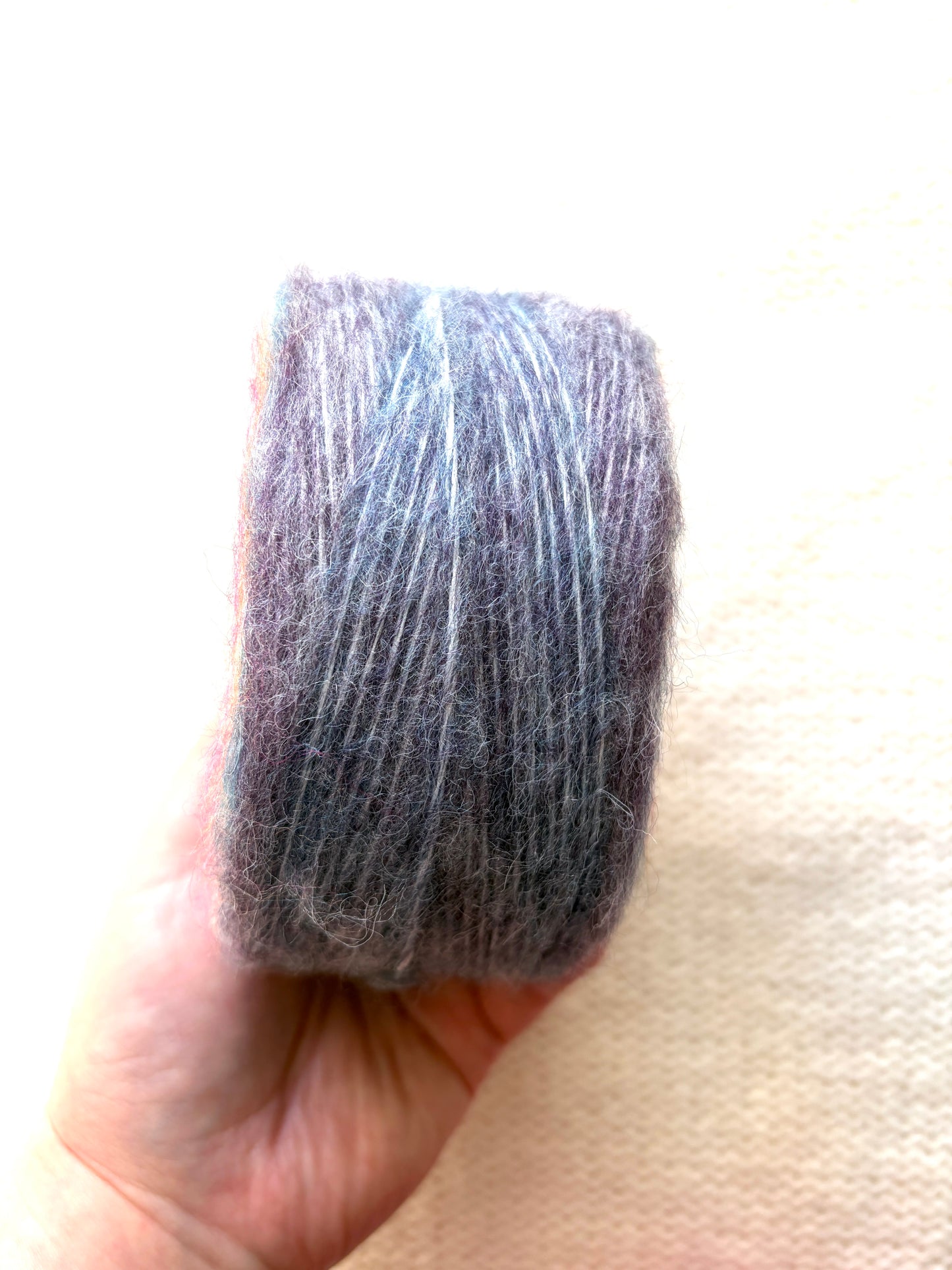 1 cake x 100g Ombre Mohair Blend Yarn : 06 Rainbow