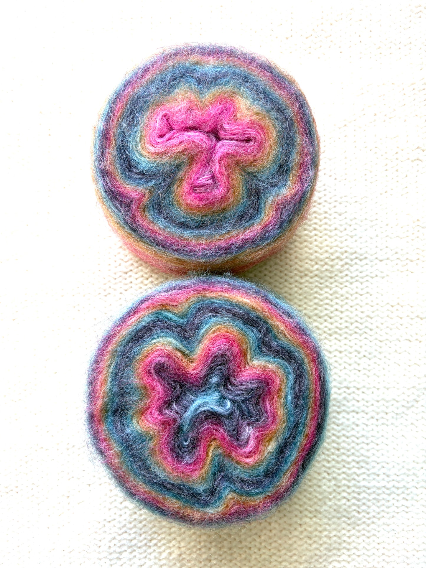 1 cake x 100g Ombre Mohair Blend Yarn : 06 Rainbow
