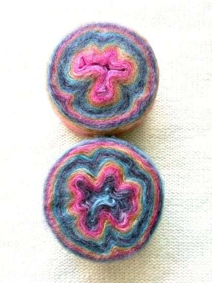 1 cake x 100g Ombre Mohair Blend Yarn : 06 Rainbow