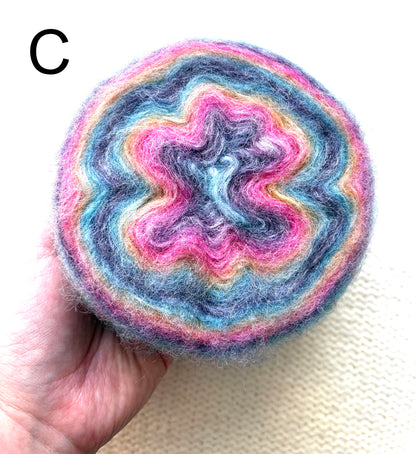 1 cake x 100g Ombre Mohair Blend Yarn : 06 Rainbow