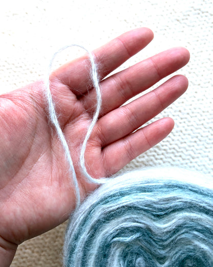 1 cake x 100g Ombre Mohair Blend Yarn : 07 Grey Ombre (Copy)
