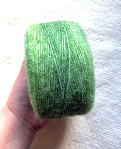 1 cake x 100g Ombre Mohair Blend Yarn : 02 Green
