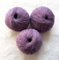 3 balls x 25g Glitter Mohair yarn : Mohair + Wool + Rayon : 31 Plum