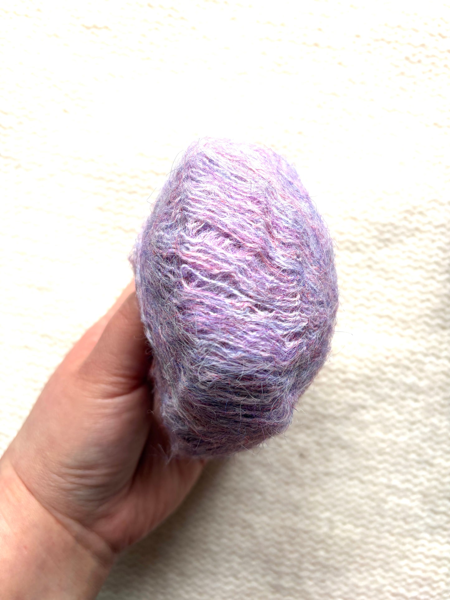 6 balls x 25g Alpaca Mohair yarn : Mohair + Alpaca + Acrylic : Colour 12 Lavender