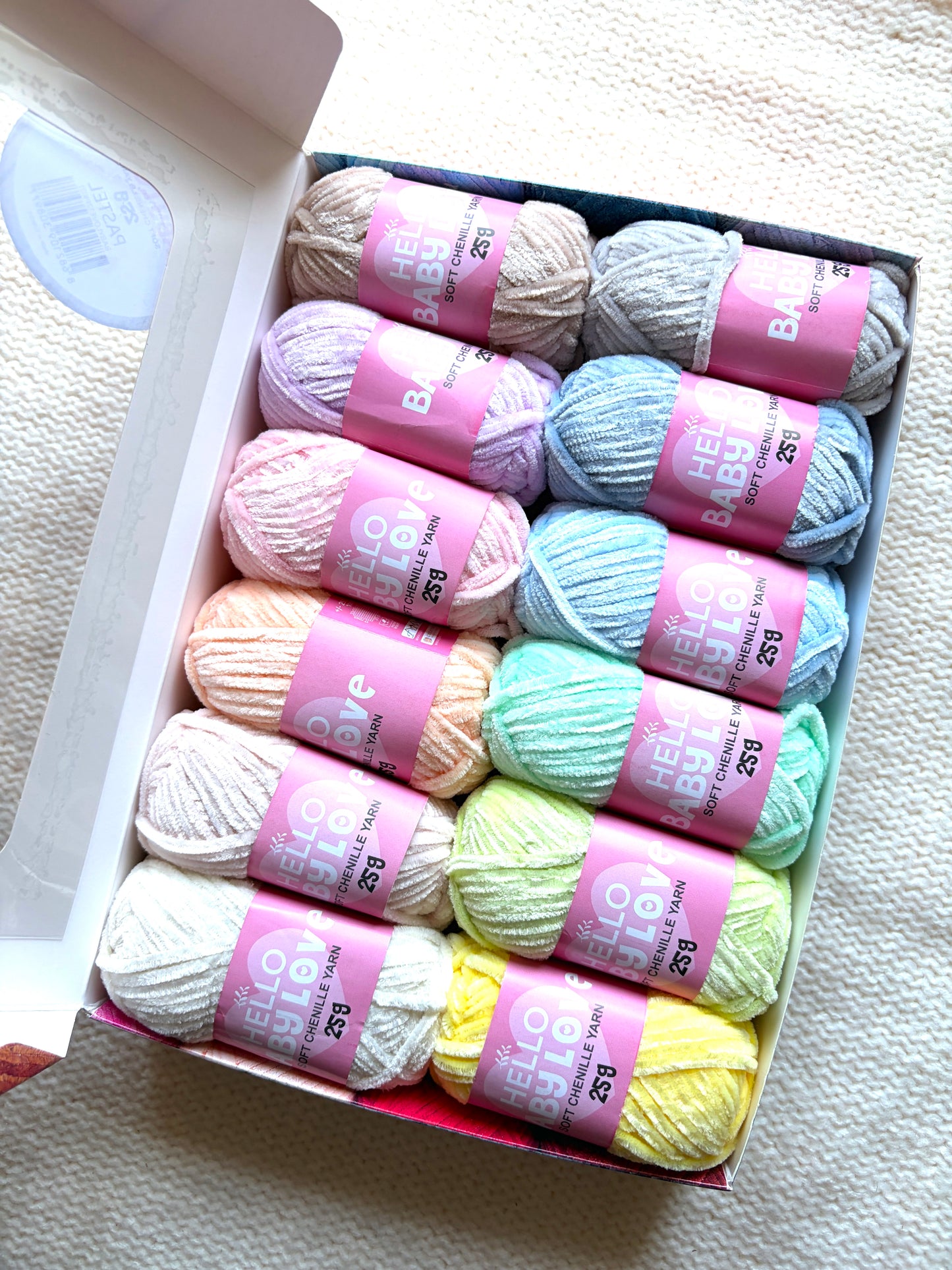 Hello Baby Love 12 Ball Yarn Pack - PASTEL