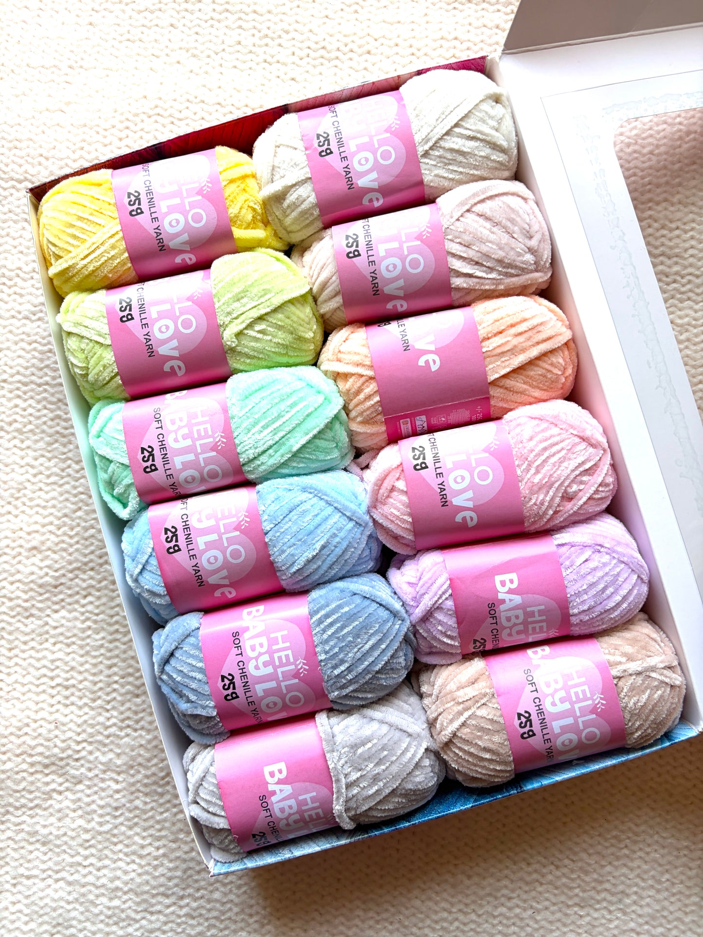 Hello Baby Love 12 Ball Yarn Pack - PASTEL