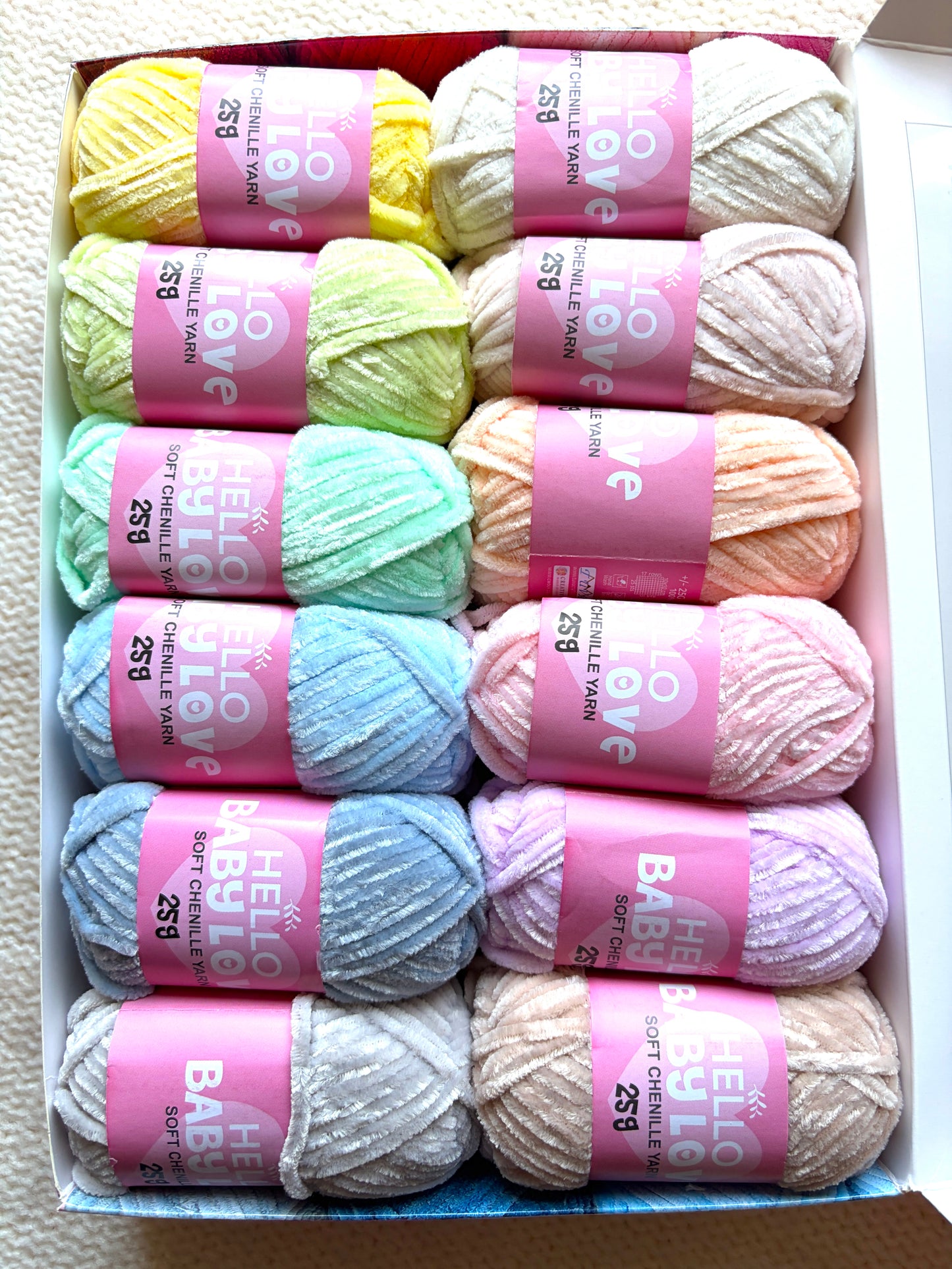 Hello Baby Love 12 Ball Yarn Pack - PASTEL