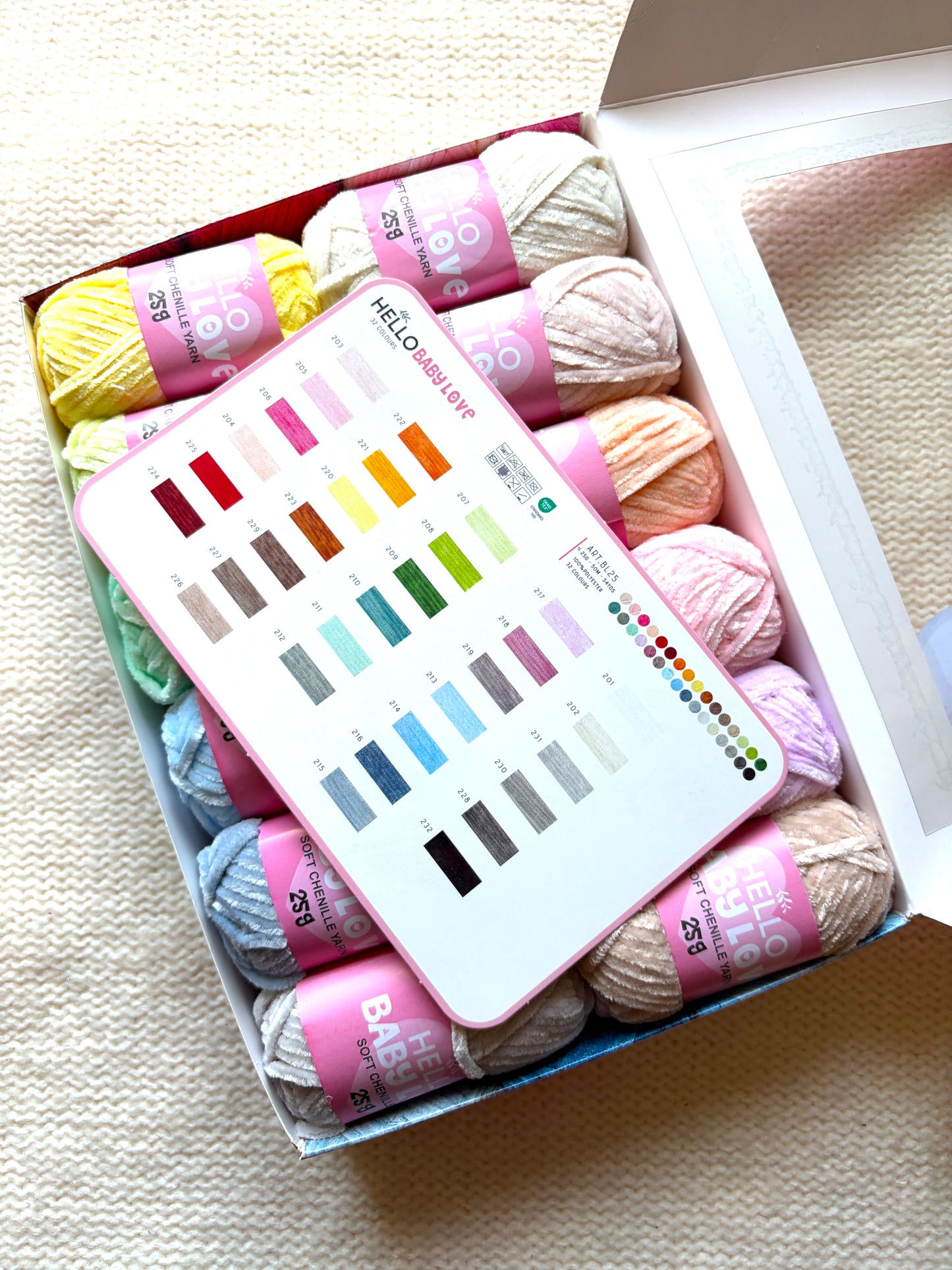 Hello Baby Love 12 Ball Yarn Pack - PASTEL