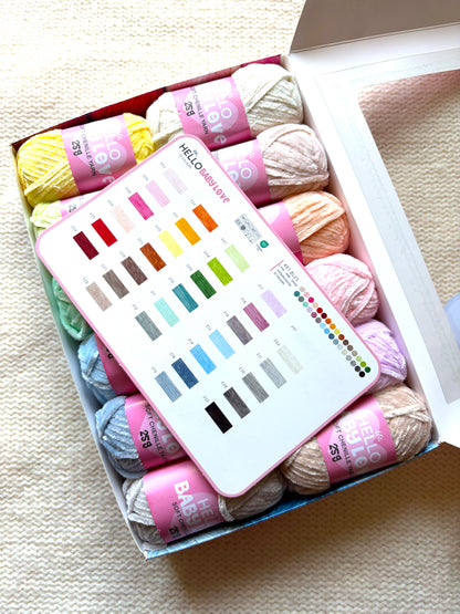 Hello Baby Love 12 Ball Yarn Pack - PASTEL