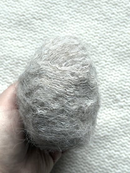 6 balls x 25g Alpaca Mohair yarn : Mohair + Alpaca + Acrylic : Colour 10 Khaki