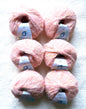 6 balls x 25g Alpaca Mohair yarn : Mohair + Alpaca + Acrylic : 02 Peach