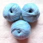 3 balls x 50g 90% Cashmere yarn : Cashmere + Bamboo fiber : 09 Sky Blue
