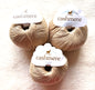 3 balls x 50g Cashmere yarn : 100% Cashmere : 20 Warm Caramel
