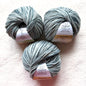 3 balls x 50g Fancy Wool Blend  yarn : 95% Wool : Colour 11 Onyx
