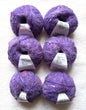 6 balls x 25g Mohair Wool yarn : Mohair + Wool + Acrylic + Polyester : 12 Violet