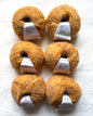 6 balls x 25g Mohair Wool yarn : Mohair + Wool + Acrylic + Polyester : 10 Turmeric Yellow