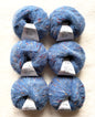6 balls x 25g Mohair Wool yarn : Mohair + Wool + Acrylic + Polyester : 15 Denim Blue