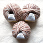 3 balls x 50g Fancy Wool Blend  yarn : 95% Wool : Colour 05 Chocolate