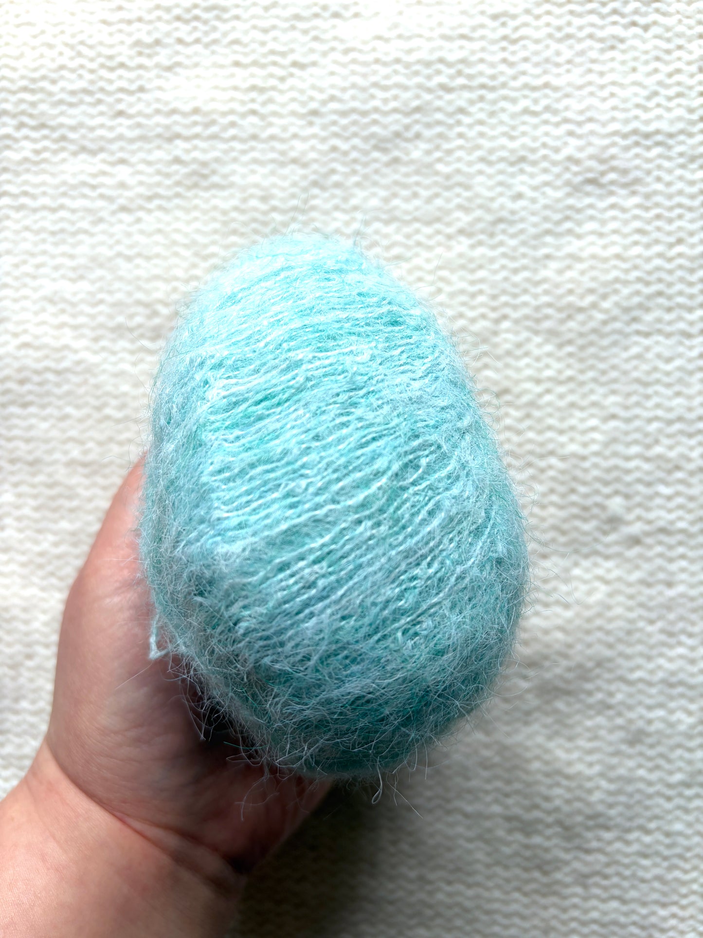 5 balls x 25g Alpaca Mohair yarn : Mohair + Alpaca + Acrylic : 15 Mint