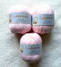 3 balls x 50g Cashmere Ultra Soft Yarn : 80% Cashmere : 07 Blush