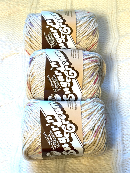 56.7g Lily Sugar 'n Cream Ombre Yarn - Potpourri : 100% Cotton