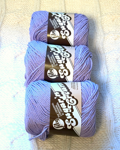 70.9g Lily Sugar 'n Cream The Original Yarn - Soft Violet : 100% Cotton