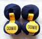 4 balls x 50g Cashmere yarn : 95% Cashmere + 5% Acrylic : 20 Navy