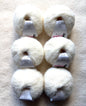 6 balls x 25g Alpaca Mohair yarn : Mohair + Alpaca + Acrylic : 07 Milk