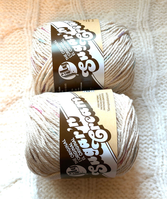 56.7g Lily Sugar 'n Cream Ombre Yarn - Potpourri : 100% Cotton