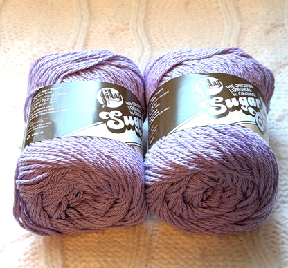 70.9g Lily Sugar 'n Cream The Original Yarn - Soft Violet : 100% Cotton