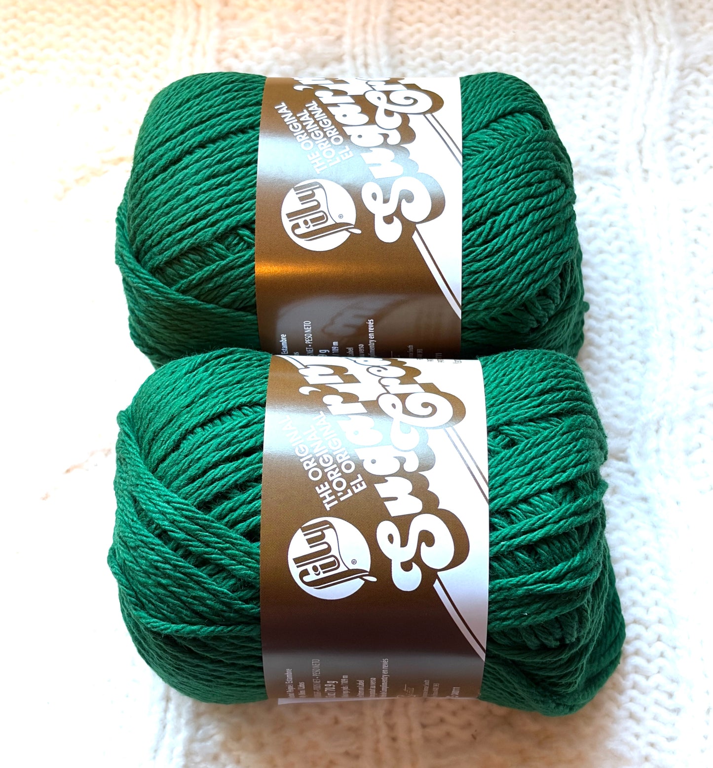 70.9g Lily Sugar 'n Cream The Original Yarn - Dark Pine : 100% Cotton