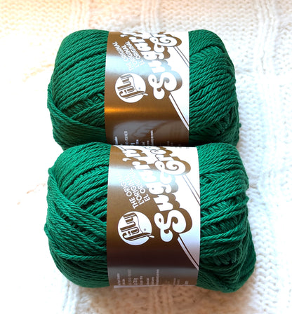70.9g Lily Sugar 'n Cream The Original Yarn - Dark Pine : 100% Cotton