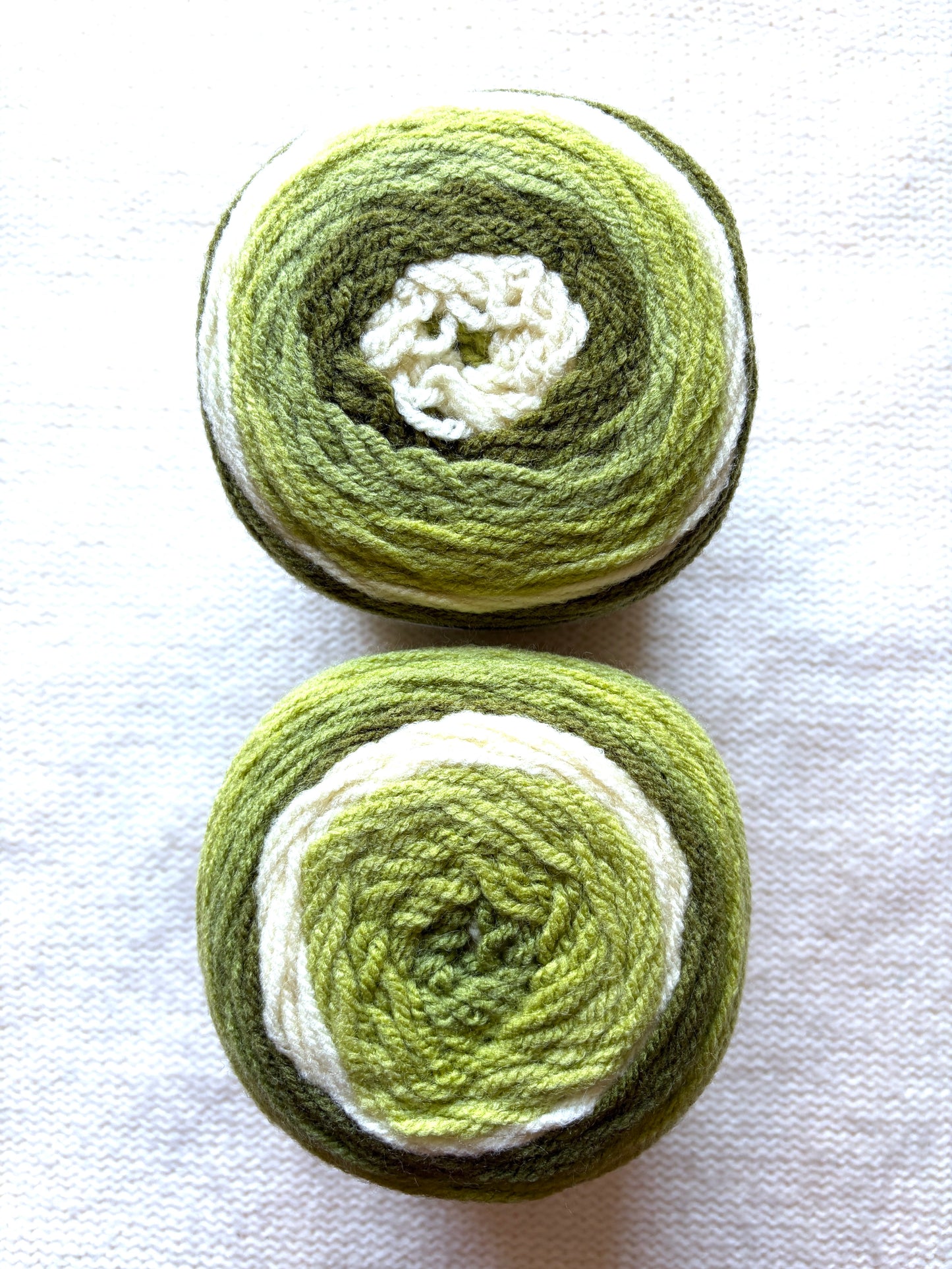 Caron Cakes Self Striping Aran Yarn 200g : Wool Blend : Pistachio - 1 cake