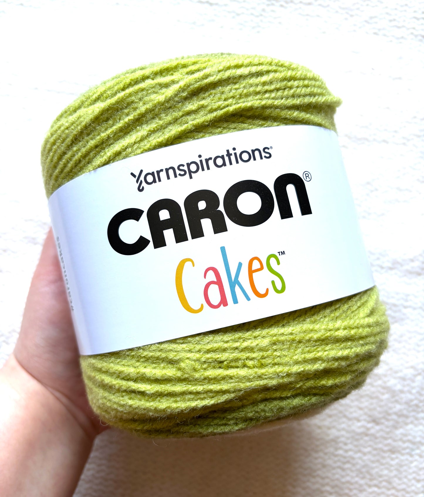 Caron Cakes Self Striping Aran Yarn 200g : Wool Blend : Pistachio - 1 cake