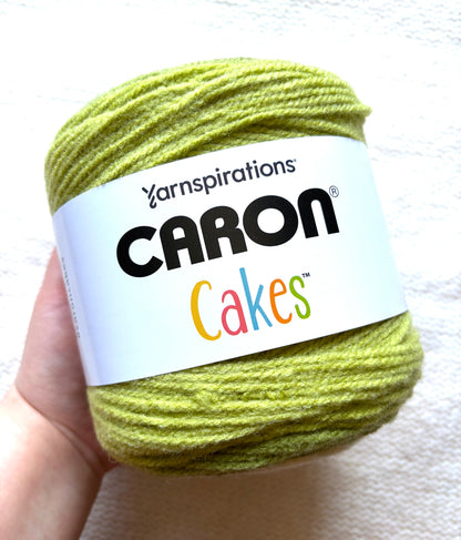 Caron Cakes Self Striping Aran Yarn 200g : Wool Blend : Pistachio - 1 cake