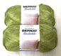 2 Balls x 100g Bernat Suede-ish Yarn : Colour Cypress : Bulky yarn