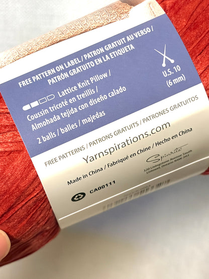 2 Balls x 100g Bernat Suede-ish Yarn : Colour Garnet : Bulky yarn