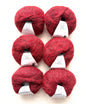 6 balls x 25g Alpaca Mohair yarn : Mohair + Alpaca + Acrylic : 24 Scarlet