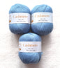3 balls x 50g Cashmere Ultra Soft Yarn : 80% Cashmere : 11 Cornflower Blue