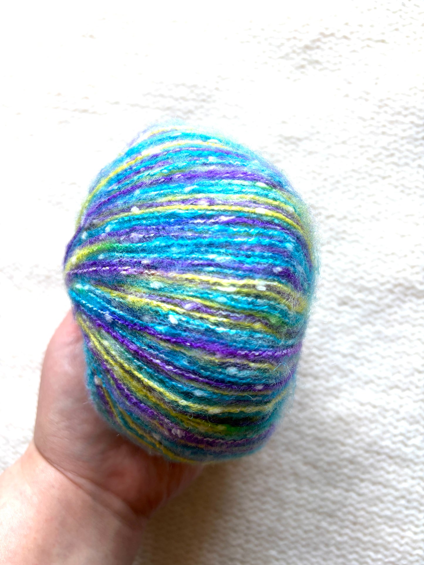 3 balls x 50g Mohair Blend yarn : Mohair + Polyamide + Acrylic : Blue Purple