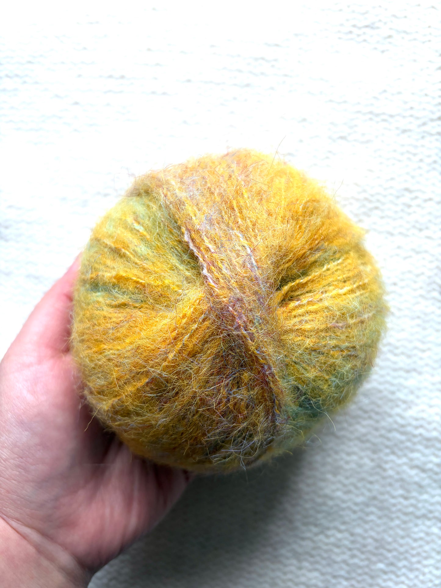 3 balls x 50g Gradient Mohair yarn : Mohair + Wool + Acrylic : 05 Pastel Sunrise