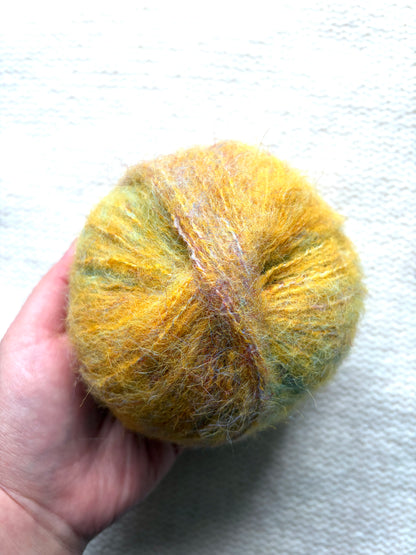 3 balls x 50g Gradient Mohair yarn : Mohair + Wool + Acrylic : 05 Pastel Sunrise