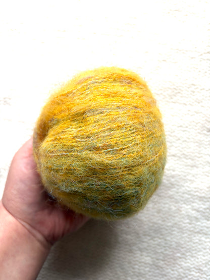 3 balls x 50g Gradient Mohair yarn : Mohair + Wool + Acrylic : 05 Pastel Sunrise