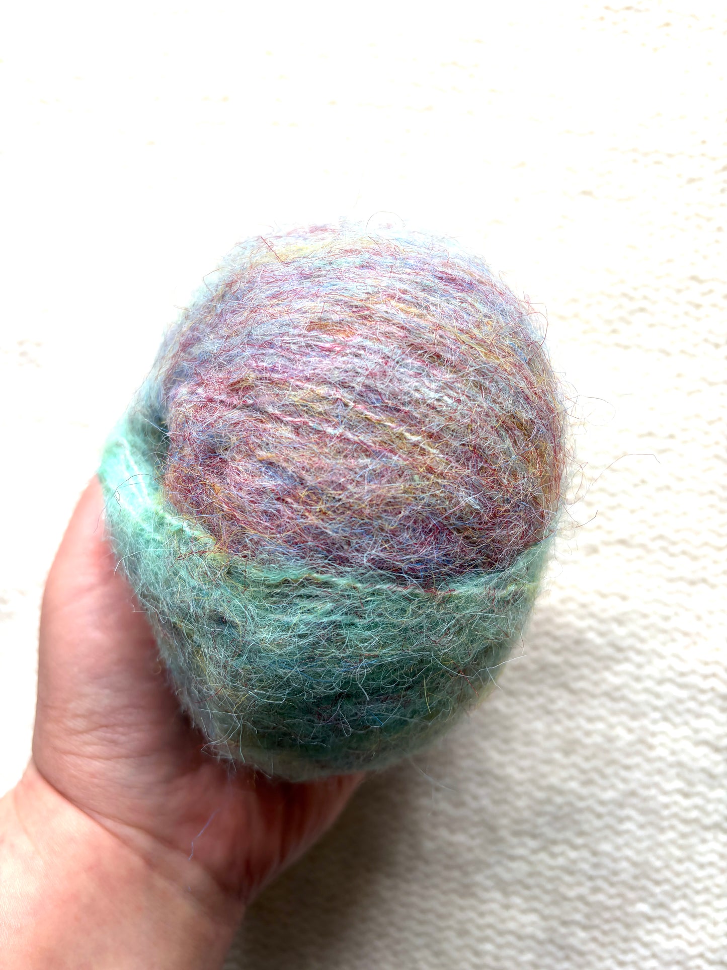 3 balls x 50g Gradient Mohair yarn : Mohair + Wool + Acrylic : 05 Pastel Sunrise
