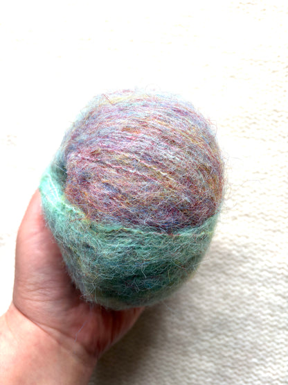 3 balls x 50g Gradient Mohair yarn : Mohair + Wool + Acrylic : 05 Pastel Sunrise