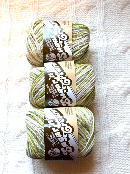 56.7g Lily Sugar 'n Cream Ombre Yarn - Guacamole : 100% Cotton (Copy)